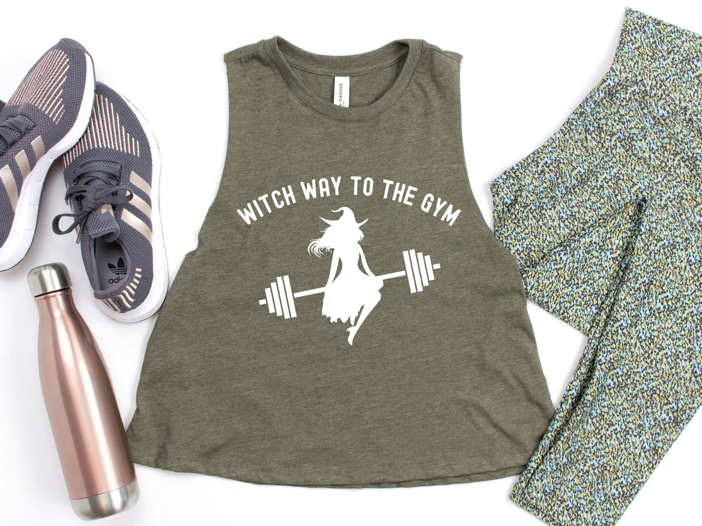 Witch Way to the Gym Halloween Workout Shirt