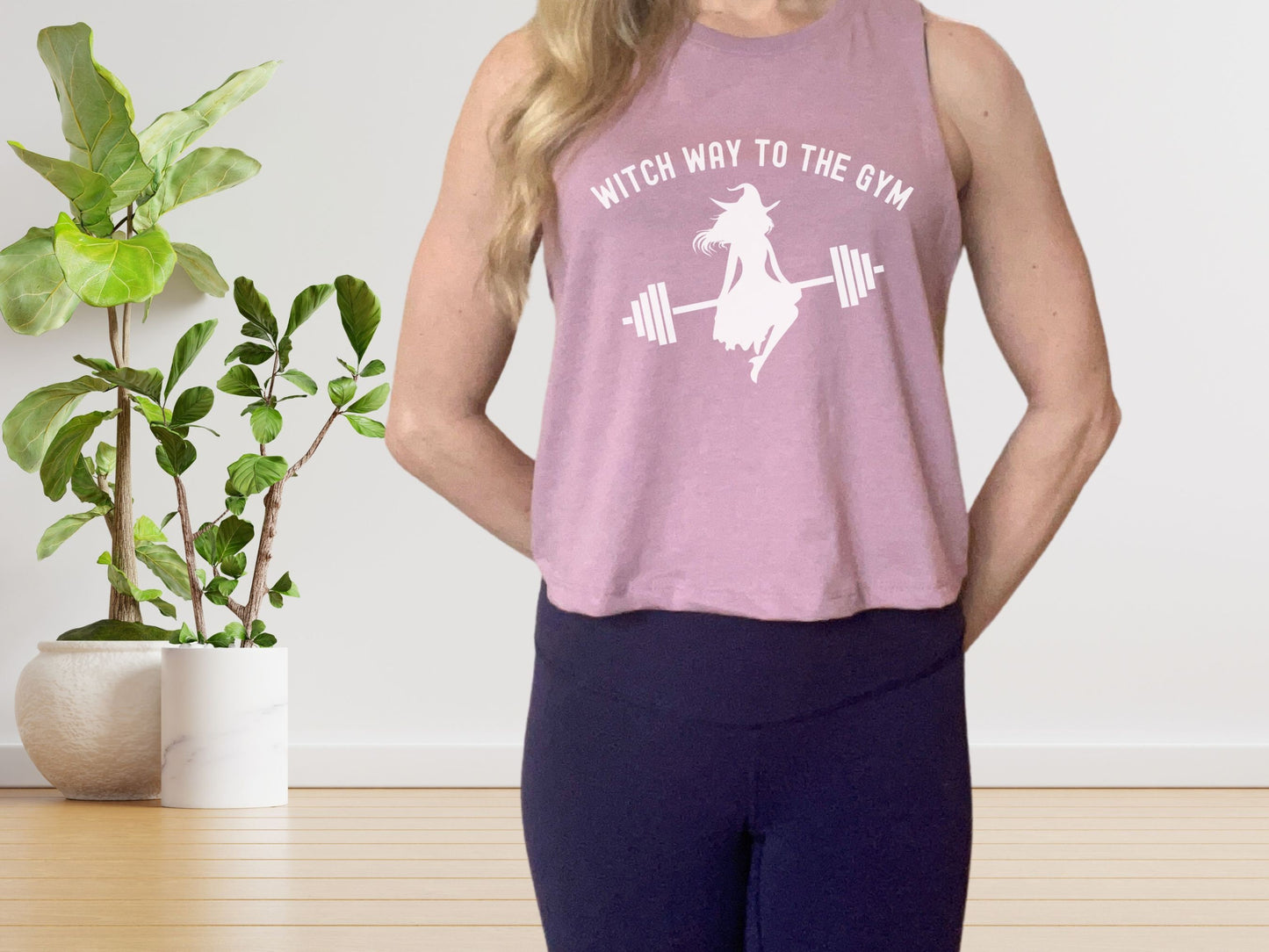 Witch Way to the Gym Halloween Workout Shirt