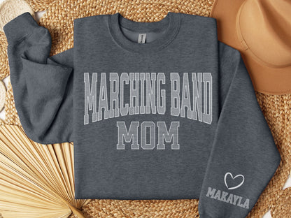 Personalized  Marching Band Mom Sweatshirt