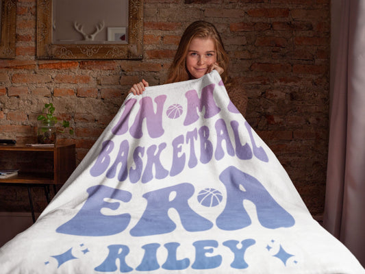 In Basketball Era Custom Blanket