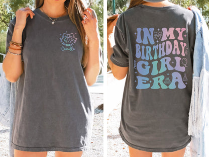 Personalized  In My Birthday Girl Era Shirt