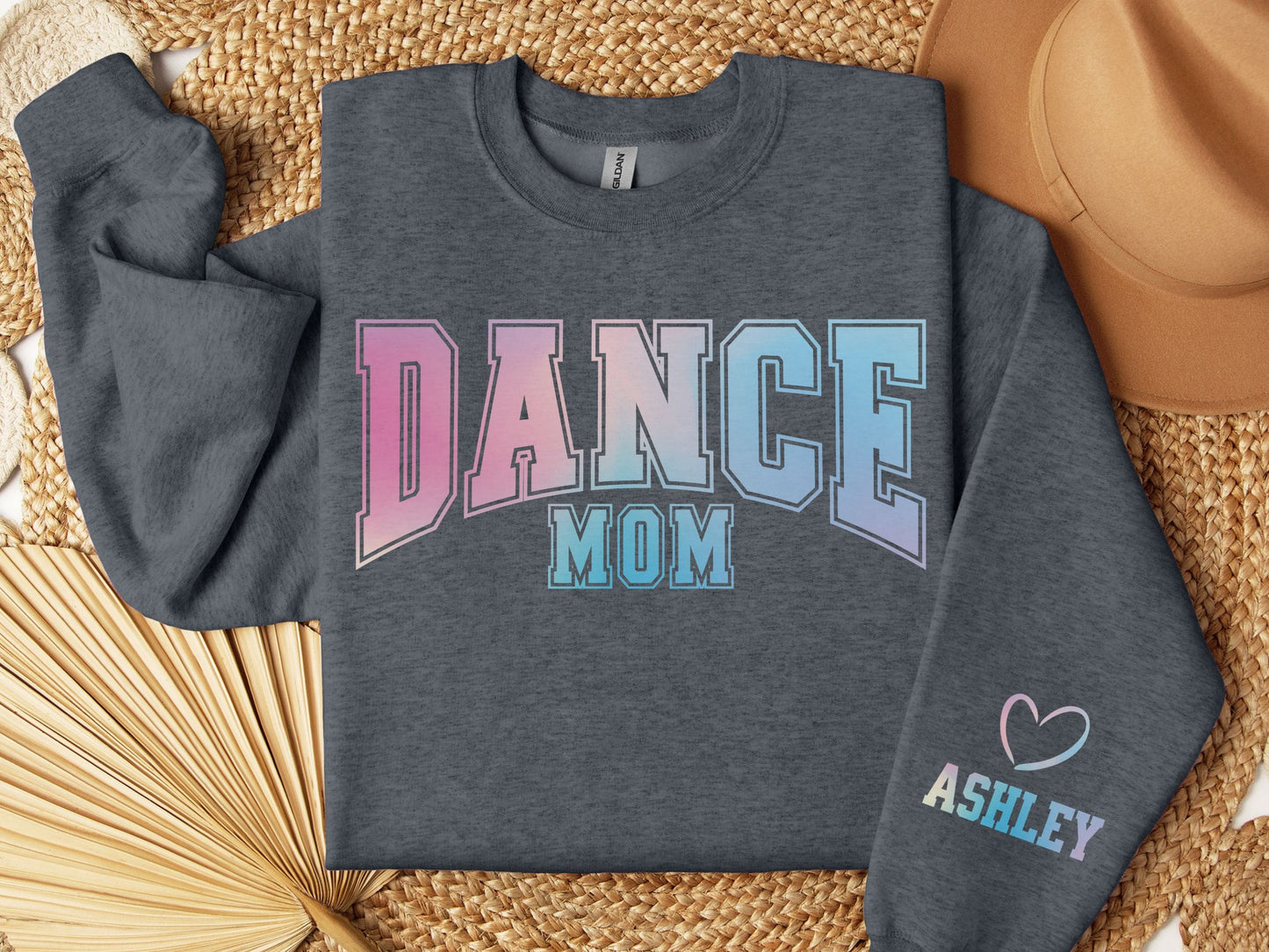 Personalized Dance Mom Sweatshirt With Custom Sleeve Design