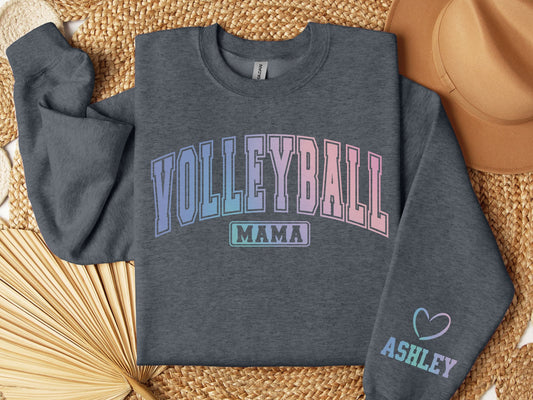 Custom Volleyball Mom Sweatshirt