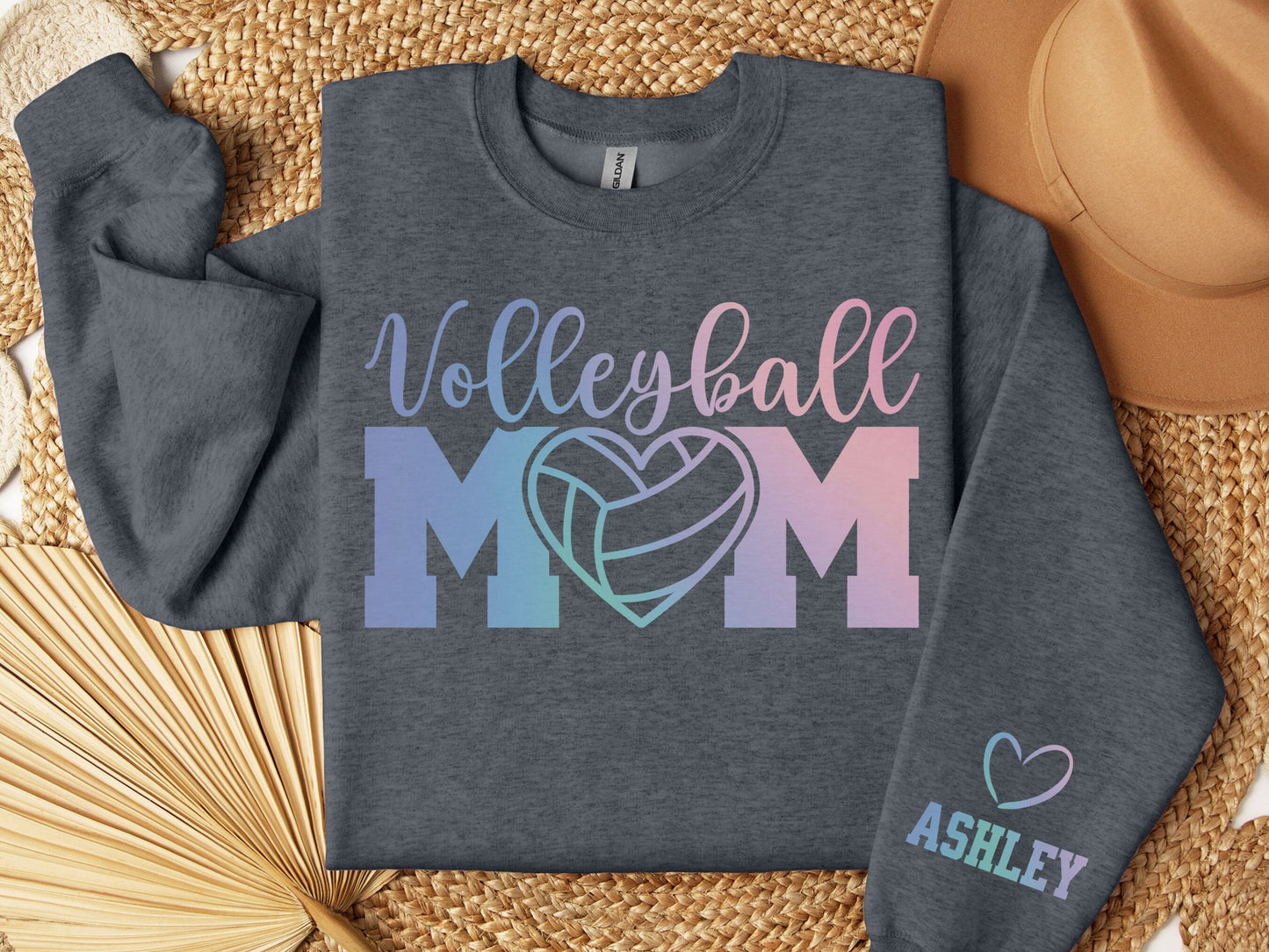 Personalized Volleyball Mom Sweatshirt