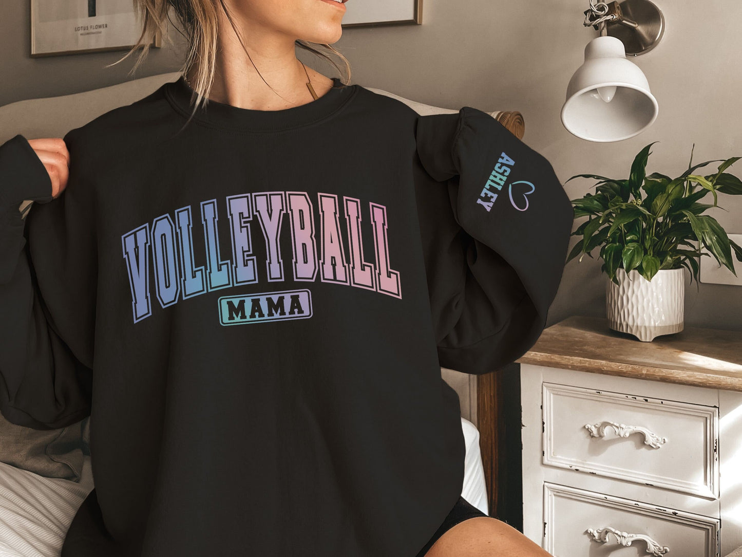 Custom Volleyball Mom Sweatshirt