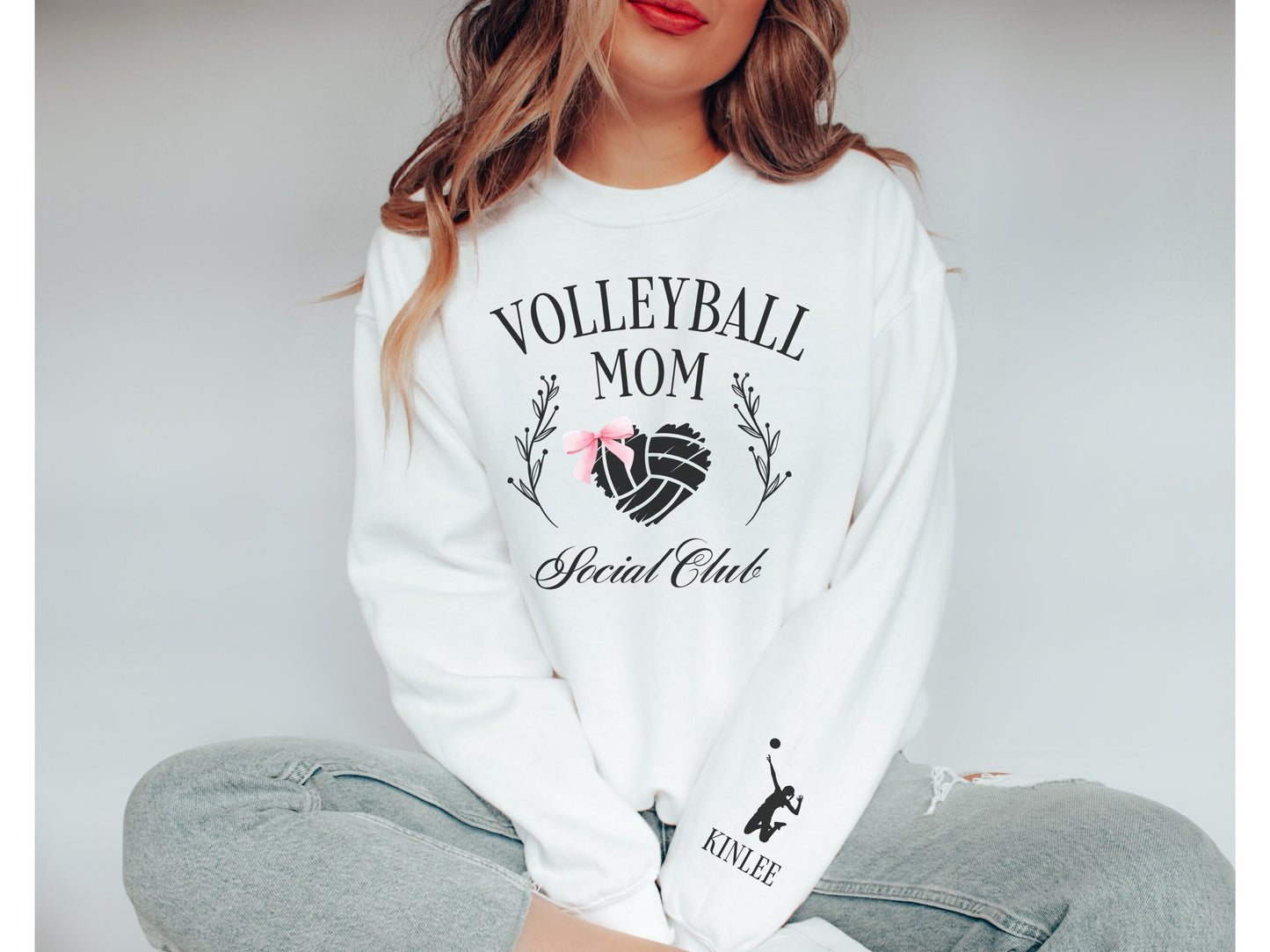 Custom Volleyball Mom Sweatshirt