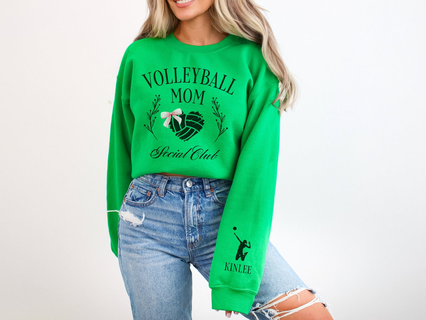 Custom Volleyball Mom Sweatshirt