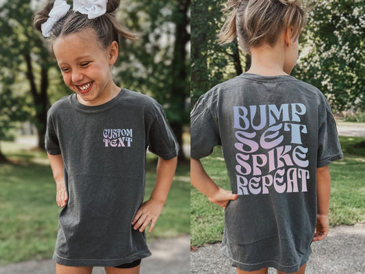 Bump Set Spike Repeat Volleyball Shirt