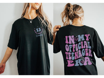 Personalized Official Teenager Era Shirt