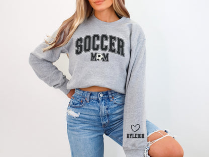 Personalized Soccer Mom Sweatshirt