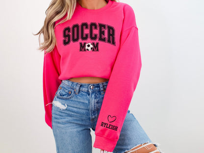 Personalized Soccer Mom Sweatshirt