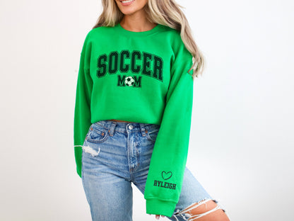 Personalized Soccer Mom Sweatshirt