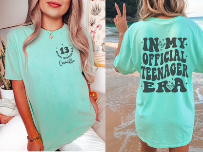 Personalized Official Teenager Era Shirt