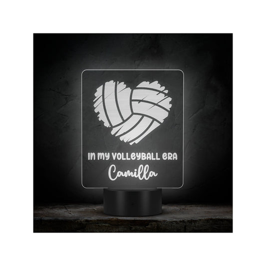 Personalized In My Volleyball Era Night Light