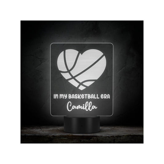 Personalized In My Basketball Era Night Light