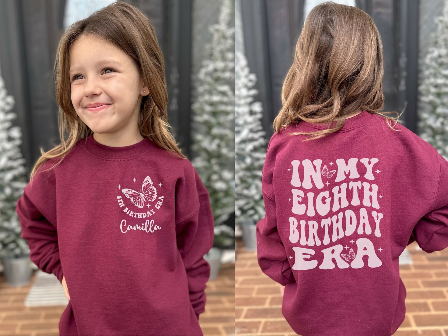 Custom In My Eighth Birthday Era Sweatshirt