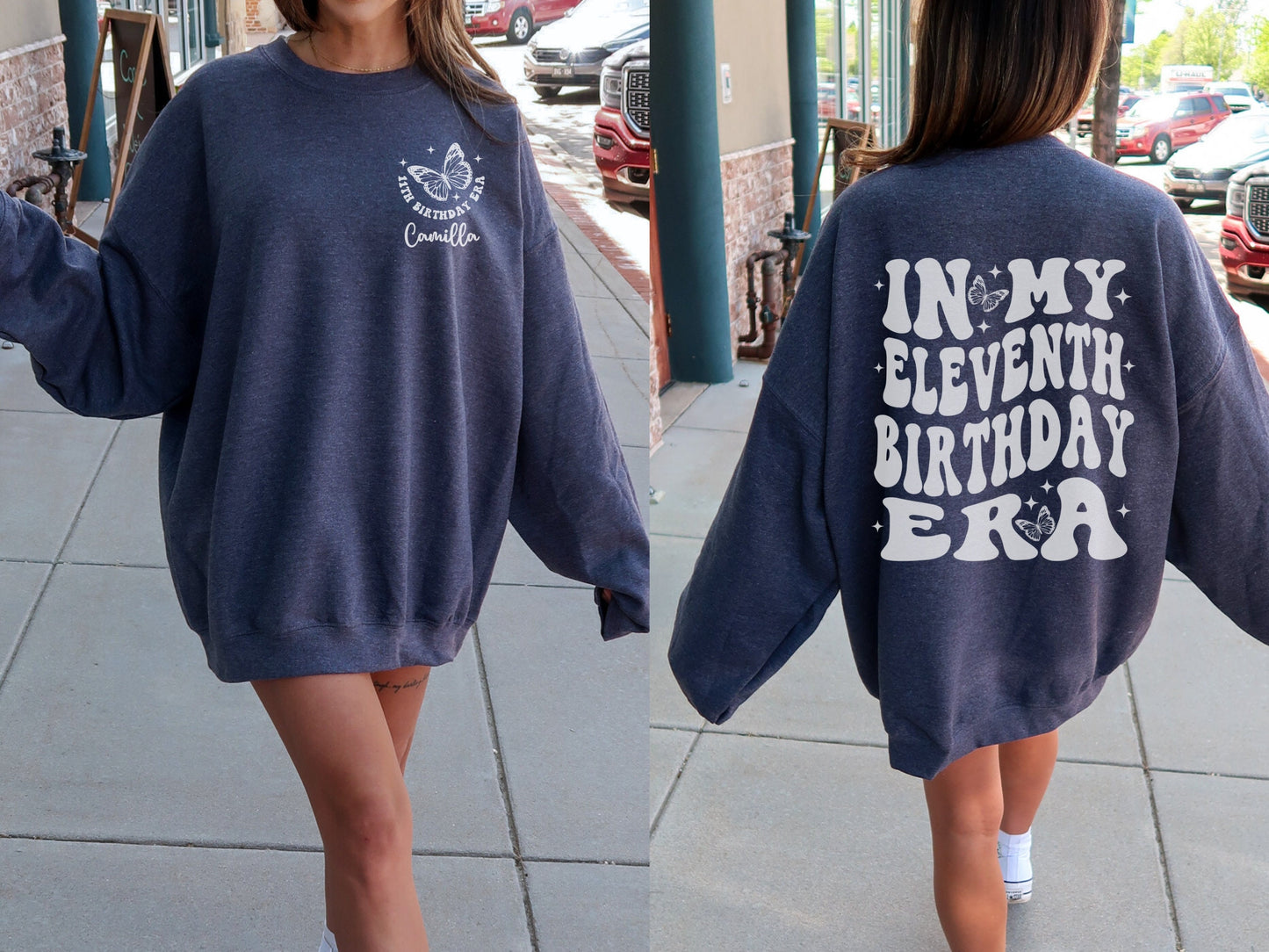 Custom In My Eleventh Birthday Era Sweatshirt