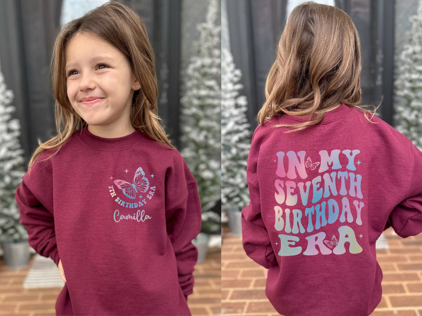 Custom In My Seventh Birthday Era Sweatshirt