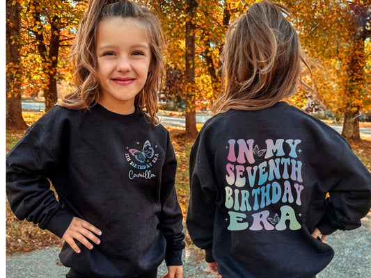 Custom In My Seventh Birthday Era Sweatshirt