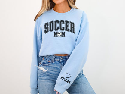 Personalized Soccer Mom Sweatshirt