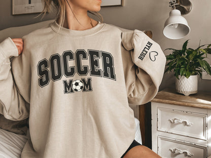 Personalized Soccer Mom Sweatshirt