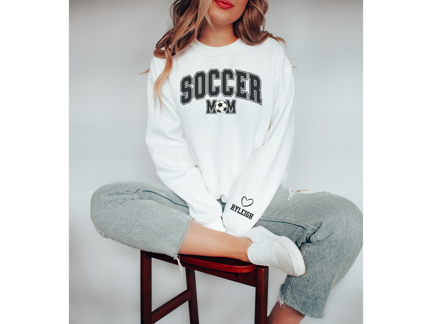 Personalized Soccer Mom Sweatshirt