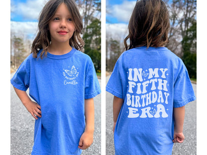 Personalized In My Fifth Birthday Era Shirt