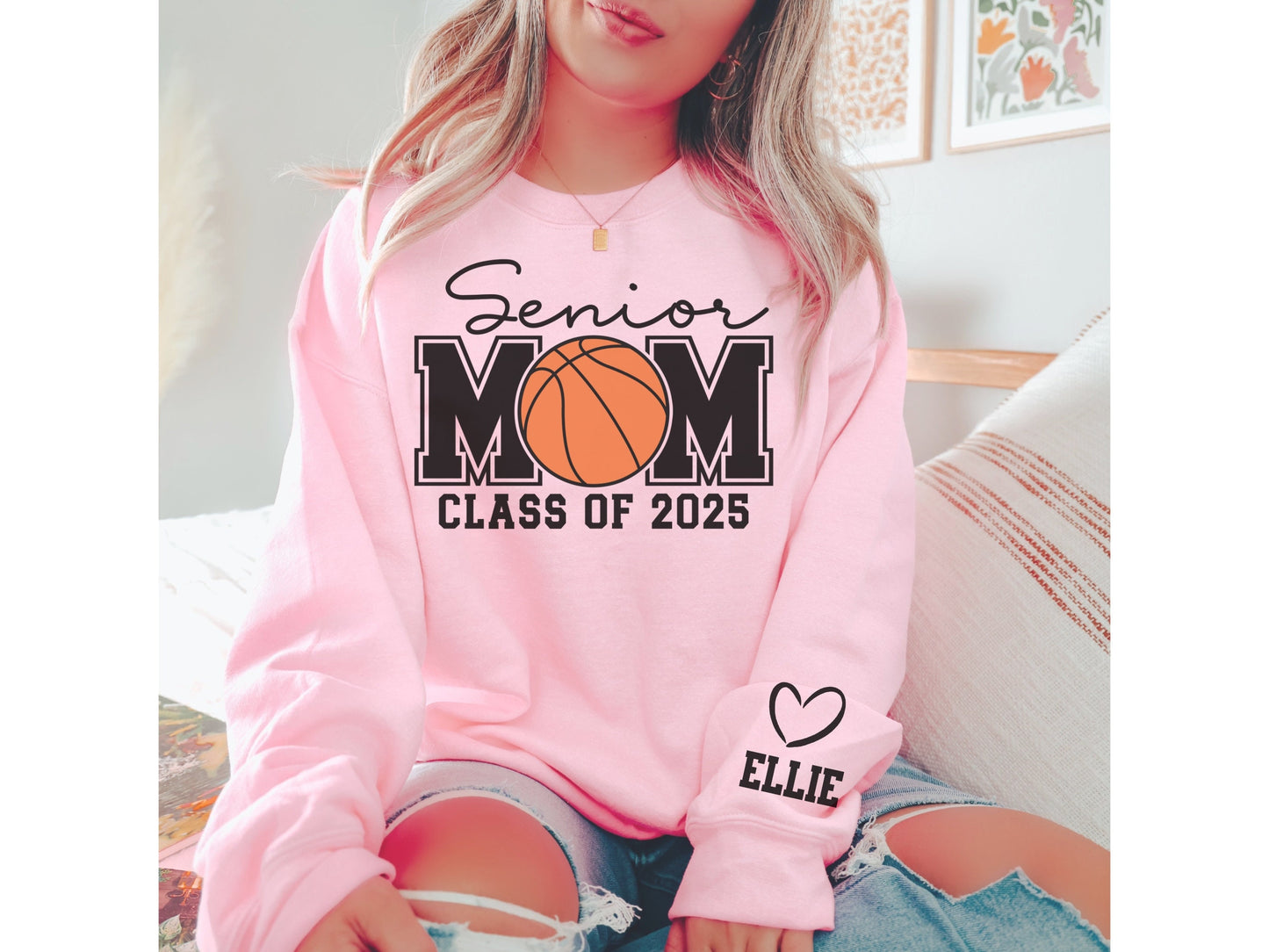 Senior Basketball Mom Sweatshirt