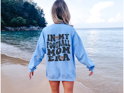 In My Football Mom Era Bow Coquette Sweatshirt