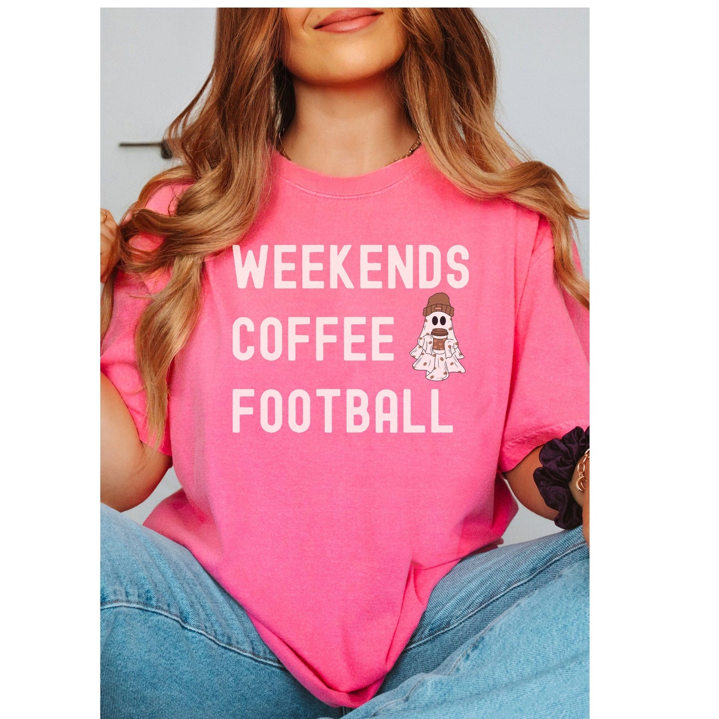 Weekends Coffee Football Shirt