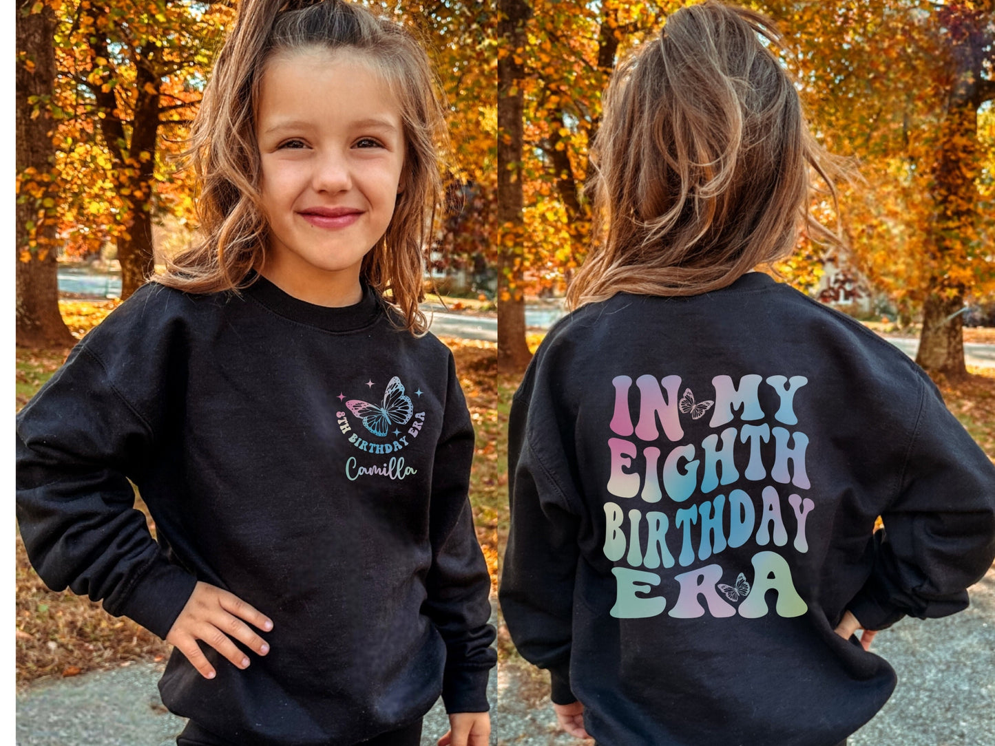 Custom In My Eighth Birthday Era Sweatshirt