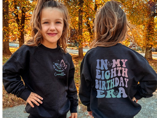 Custom In My Eighth Birthday Era Sweatshirt