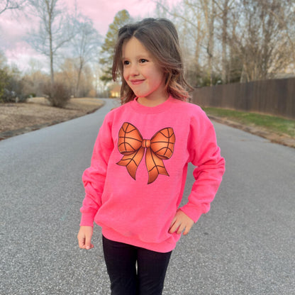 Basketball Bow Sweatshirt