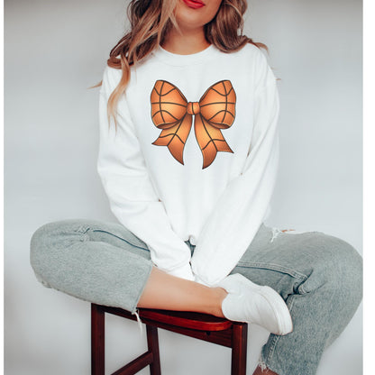 Basketball Bow Sweatshirt