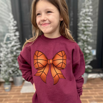 Basketball Bow Sweatshirt