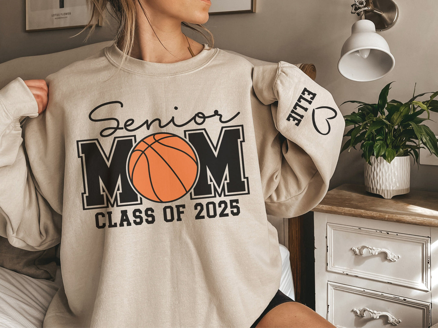 Senior Basketball Mom Sweatshirt