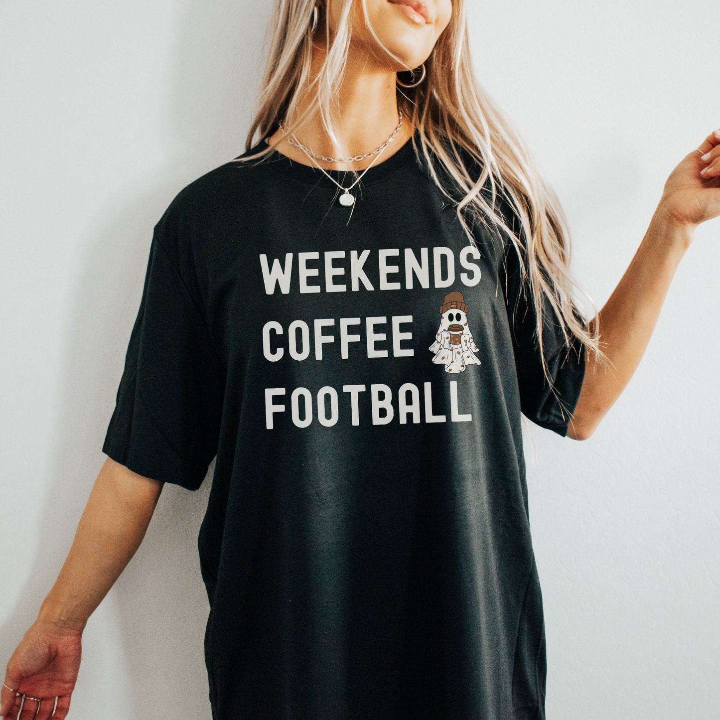 Weekends Coffee Football Shirt