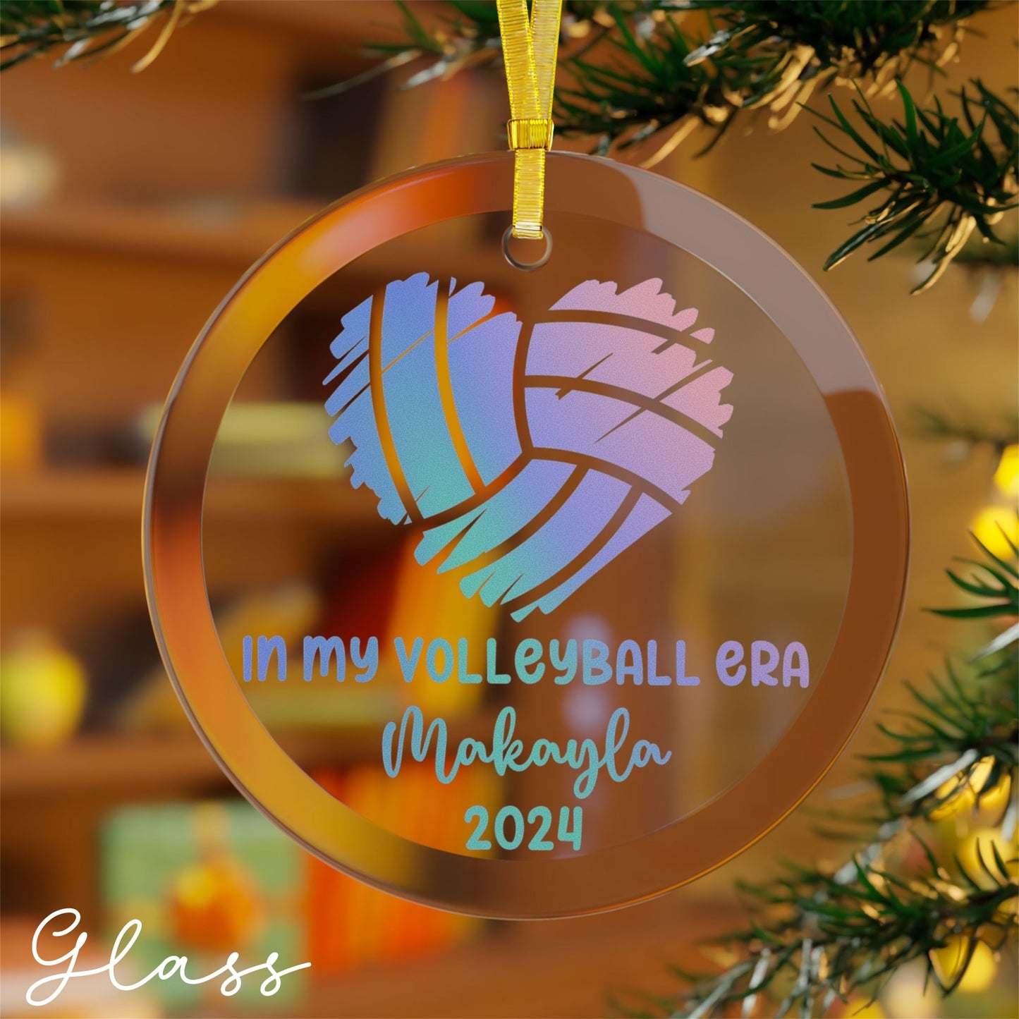 Personalized In My Volleyball Era Ornament