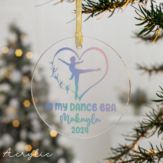 Personalized In My Dance Era Ornament