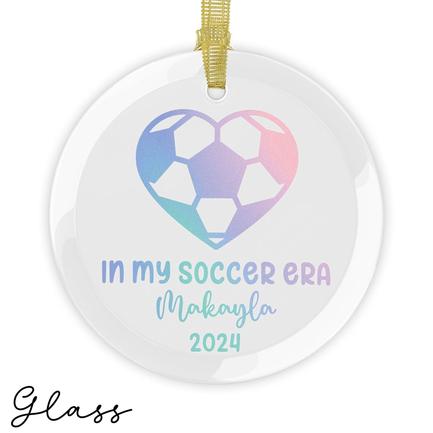 Personalized In My Soccer Era Ornament