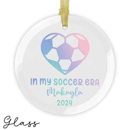 Personalized In My Soccer Era Ornament