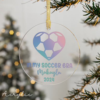 Personalized In My Soccer Era Ornament