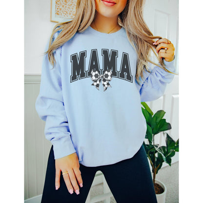 Soccer Mom Bow Sweatshirt