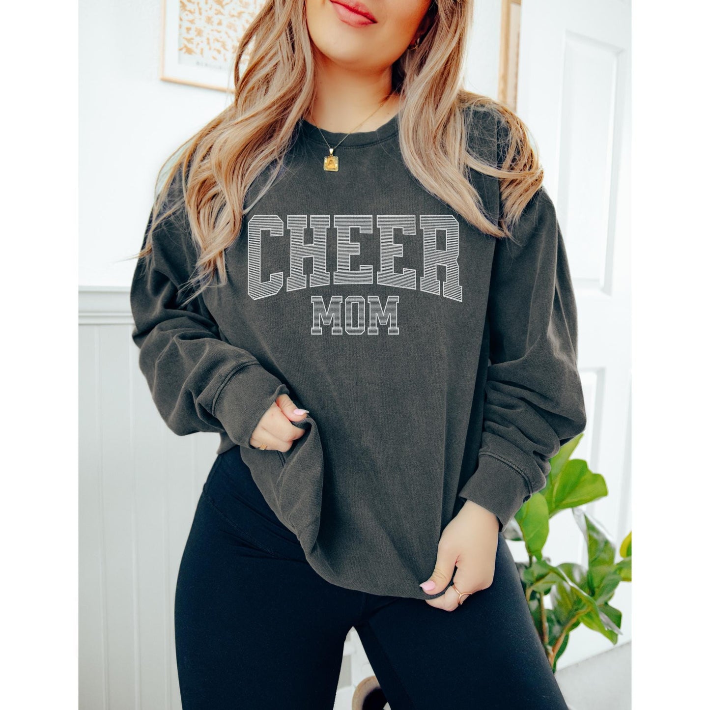 Cheer Mom Comfort Colors Sweatshirt