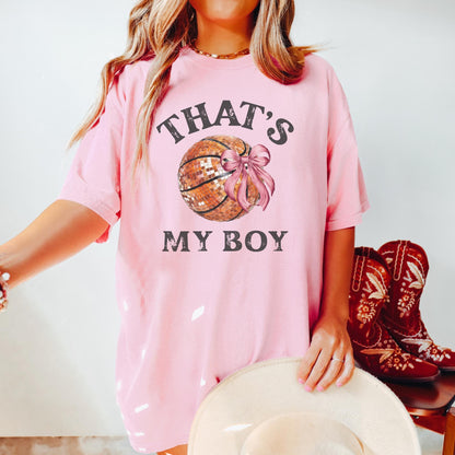 Basketball Mom Shirt That's My Boy