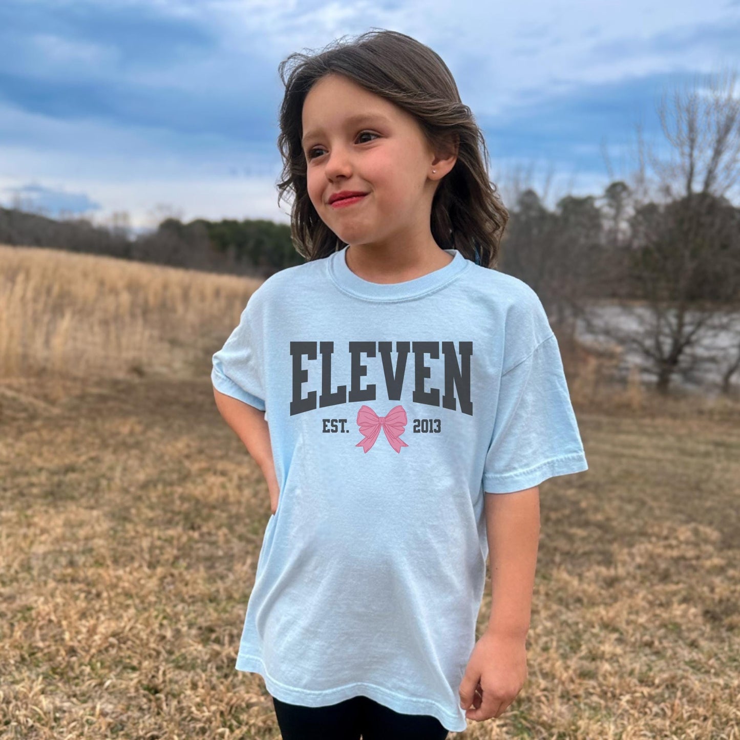 Coquette Bow Eleventh Birthday Shirt