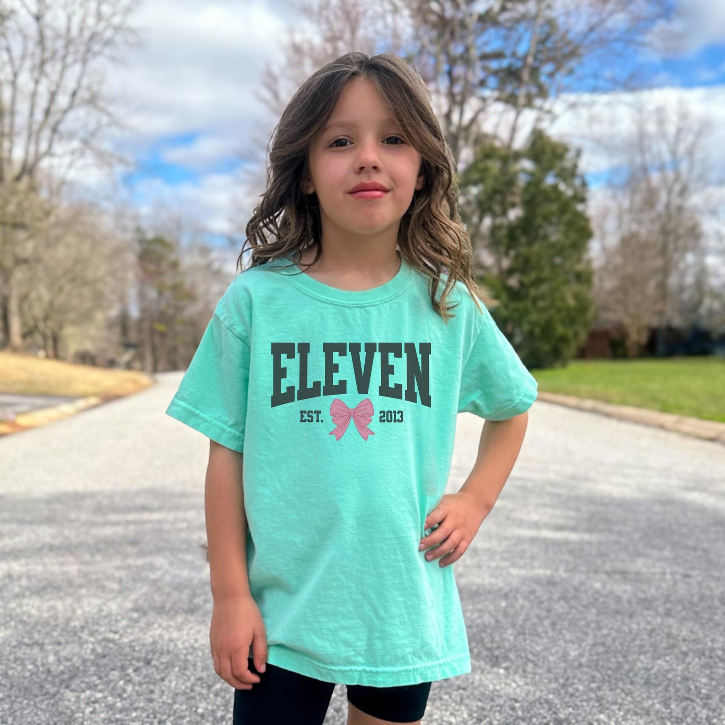 Coquette Bow Eleventh Birthday Shirt