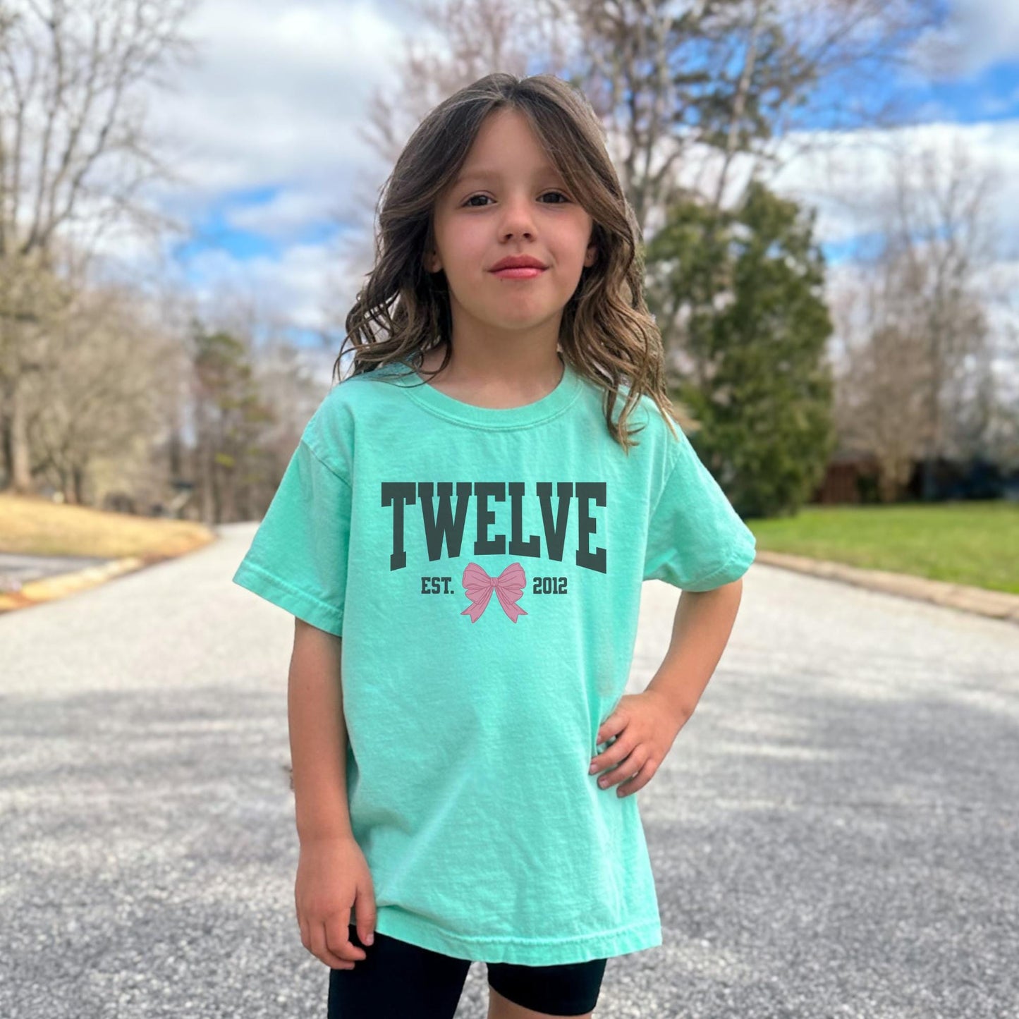 Coquette Bow Twelfth Birthday Shirt