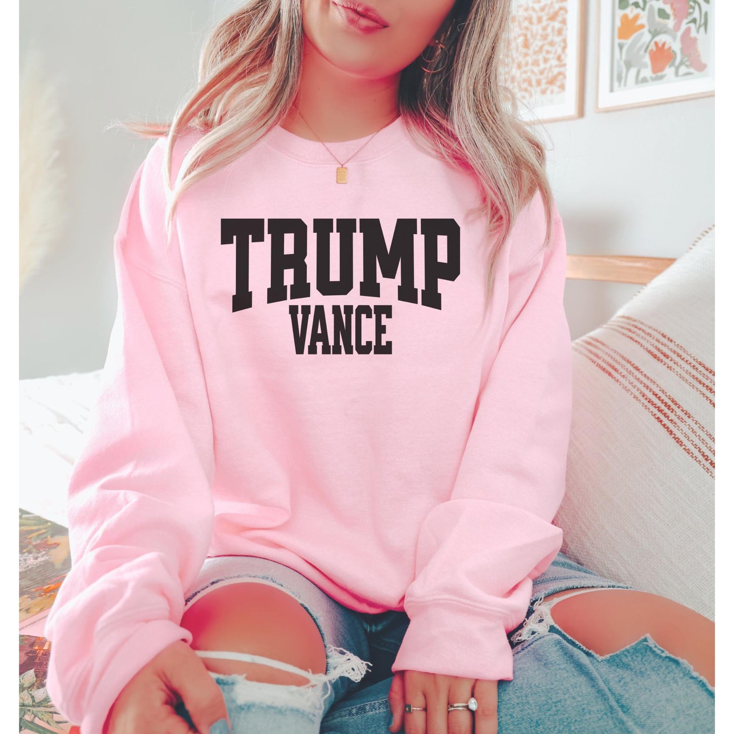 Trump Girl Sweatshirt, Trump Vance 2024, Republican, President Donald Trump and JD Vance Sweater, Trump Supporter