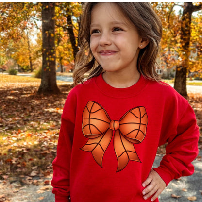 Basketball Bow Sweatshirt